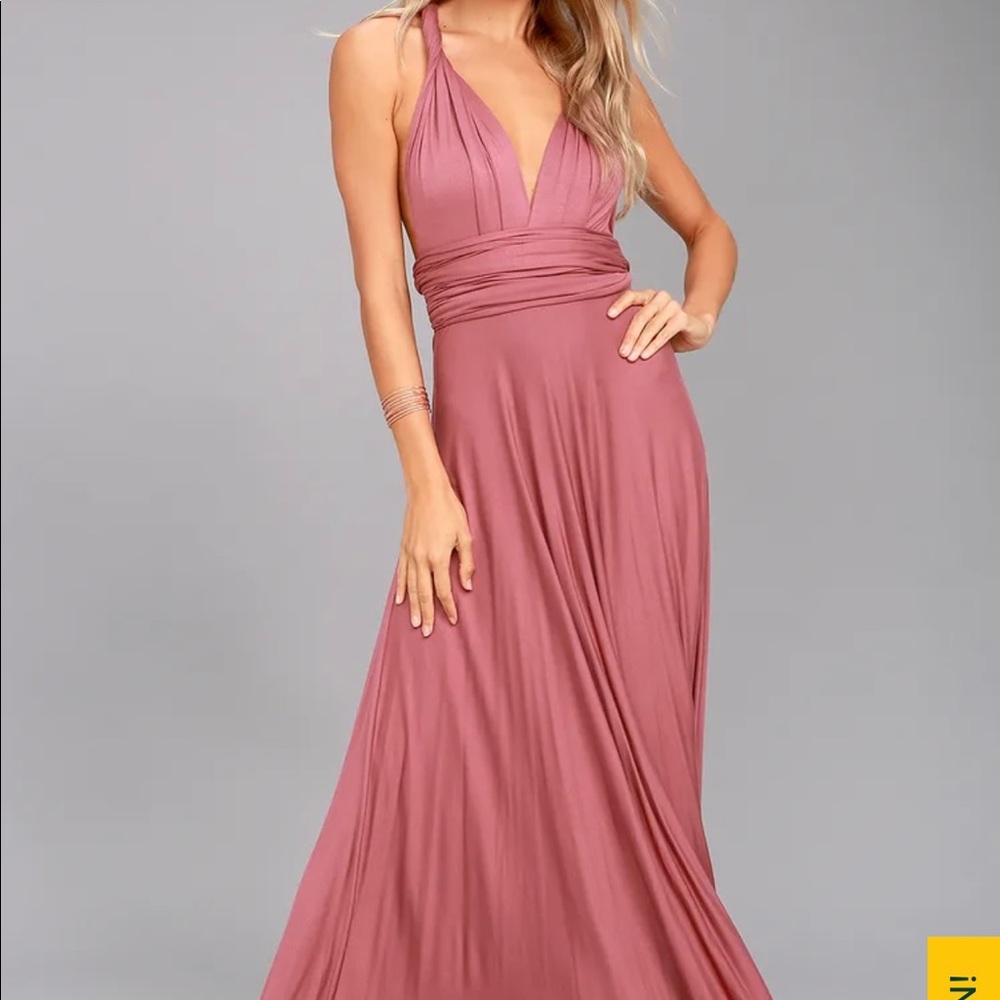 Lulus tricks of the trade mauve dress!